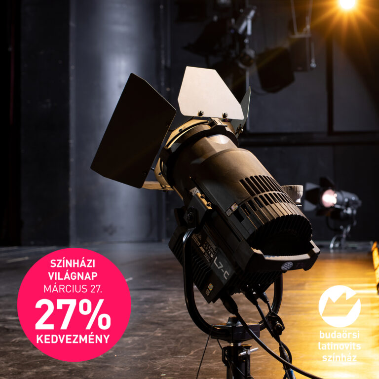 27% kedvezmény a színházi világnapon, március 27-én!